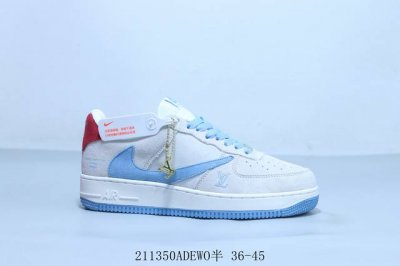 耐克 Nike Air Force 1 Af1耐克 低帮 空军一号休闲板鞋 倒勾 211350Adewo半 36-45