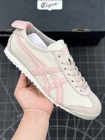 本地 核心私 公司级onitsuka Tiger Mexico 66 阿斯克斯 鬼冢虎 低帮减震支撑低帮运动休闲鞋 这款鞋由皮革制成，具有鞋跟交叉加固设计，可提