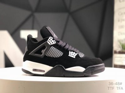 耐克 Air Jordan Aj4 Retro 大厂出品 原纸板楦头开发 定制优质皮料 完美鞋型匹配公司货 正确Tpu鞋舌锁扣 最新原厂底模 大底卡色咬花完美