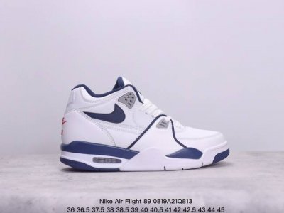 真标耐克nike Air Flight 89男子运动鞋 Aj4兄弟款 缓震篮球鞋 重塑80年代后期非凡篮球战靴的经典风范 利落皮革结构搭载卓越缓震系统 重现传世
