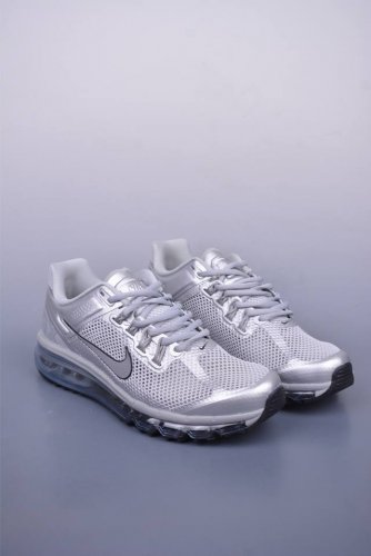 Nike Air Max 2013 耐克复古透气网布 全掌气垫 缓震跑步鞋 #搭配全掌式 Max Air 气垫 为步伐注入充沛活力 半透明中底和外底 为整体造型