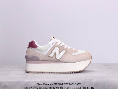 公司级新百伦new Balance Wl574 增高鞋系列 材质细节鞋标处理满满 原版楦型 高弹eva大底 鞋垫 还原正品脚感 完美走线 Encap减震中底 货