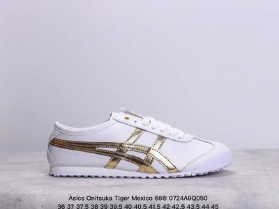 Asics 亚瑟士 男女鞋真标半码制 日产经典老牌-鬼塚虎 Onitsuka Tiger Mexico 66经典墨西哥系列复古经典百搭板鞋休闲运动鞋慢跑鞋 采用