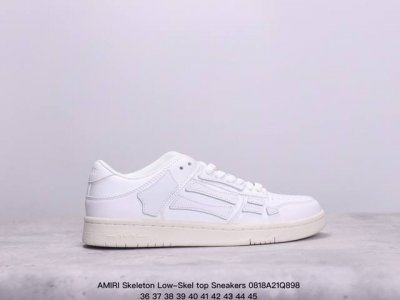 真标amiri Skeleton Low-Skel Top Sneakers 埃米尔骨骼系列 低帮 经典百搭休闲运动板鞋 尺码:36-45 xm0818Q898