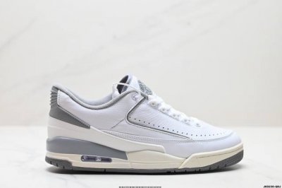 公司级jordan 2 3潮流 轻便 低帮 复古篮球鞋 货号:Fd0384-161 这款低帮 Air Jordan 2 3 采用混合优质材料制成，并带有橙色对比