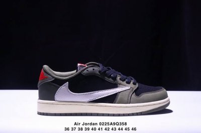 Travis Scott X Air Jordan 1 Low Og Black Phantom 低帮 倒钩4.0 Aj1 乔丹1代 Aj1 乔1 低邦 倒勾乔