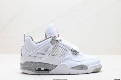 公司级Nike Air Jordan 4 Retro 耐克迈克尔 乔丹Aj4代中帮复古休闲运动文化篮球鞋 原厂材料Tpu超Q弹网格材质 缜密拉帮及中底钢印细节