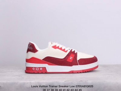 公司级全新lv路易威登louis Vuitton Trainer Sneaker Low休闲运动文化百搭板鞋 尺码:36-45 Xm0705Q625