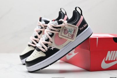 公司级耐克 Nike Court Borough Low 2低帮百搭透气休闲运动板鞋 经典耐用的设计 兼顾舒适脚感和出众风范 演绎匠心之作 结构性的支撑贴合感结