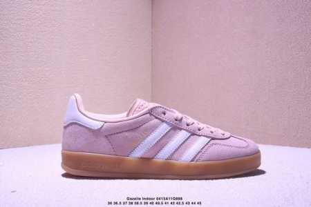 公司级Adidas Originals Gazelle Indoor 三叶草休闲防滑耐磨低帮板鞋 鞋头出色设计 塑就出众贴合感 稳固的后跟贴合足部曲线设计 软弹 - 点击图像关闭