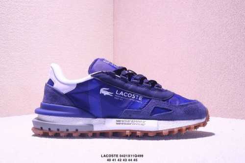 Lacoste法国鳄鱼 舒适百搭 低帮 生活休闲鞋 男款 黑黑白 48Sma0050-J02 尺码：40-45 Xm0421Q499