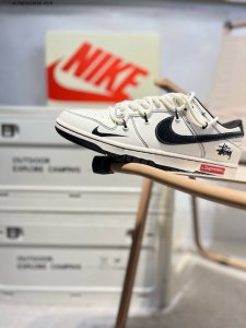 Nike Sb Dunk Low“斯图西联名” 周年高端定制 低帮休闲板鞋 定制鞋盒 超高清洁度 皮料切割干净无任何毛边 细节完美Yx5066 Ae766165