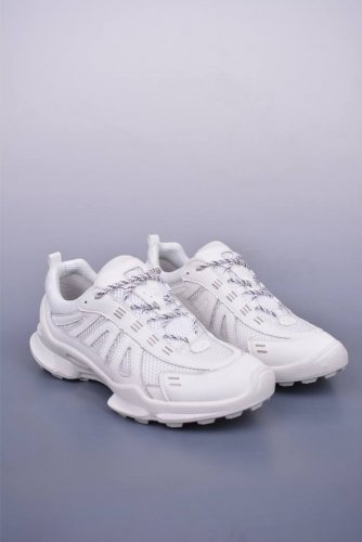 Ecco爱步登山鞋男款 舒适户外运动越野跑鞋健步Biomc踪迹系列 多种材质拼接鞋面 脚感舒适出街有型 Biom科技自然律动 符合人体工学鞋楦 贴近足部天然形态