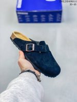 Birkenstock博肯半包拖鞋 超好穿 舒适度 软木脚床，人体工程学设计，对你的脚底部全完支撑。作为日常鞋履穿着非常合适，主要它还不挑人，老少皆宜。赤脚穿最