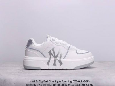 公司级korea韩国ss19限定发售ny美国榄球洋基队限定 X Mlb Big Ball Chunky A Running厚底老爹厚底休闲运动慢跑鞋 货号:3A
