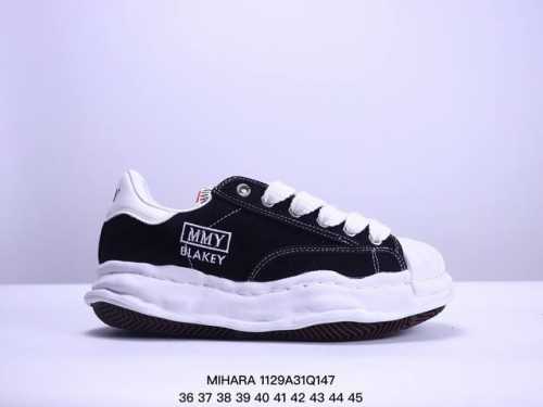 复古溶解风 概念时装设计师三原康裕品牌mmy Maison Mihara Yasuhiro Original Sole Canvas Low 变形溶解雪糕底低帮