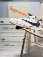 260 定制鞋盒 纯原大厂# Supreme X 乔丹Air Jordan 1 Low Aj1低帮系列篮球鞋 官方同步配色 原装级产物 #拒绝公底 立体鞋型 细