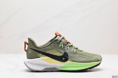 公司级nike Reactx Pegasus Trail 5 Next Nature 越野跑步鞋 登月兼顾迅疾外观和稳固脚感 后跟覆面和中足动态支撑巧妙融合 缔