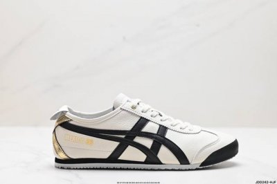 公司级onitsuka Tiger鬼冢虎 Mexico 66 Slip-On 一脚蹬低帮夏季透气运动休闲鞋 货号:1183B493-100 尺码:36 37 3