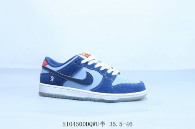 耐克 Nike Sb Dunk Low Pro 复古低帮 蓝鸽子 休闲运动滑板板鞋 货号 Dx5549-400 510450Ddqwu半 35.5-46