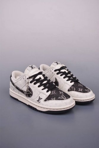 nike Sb Dunk Low Lv联名 纯原大厂出品 极力推荐 原装头层材料 独家版型蒸餾加工 帶來的是更好的视觉和脚感体验 大厂纯原品质出货 清洁度 电绣