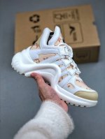 740支持放店 Ns炸款米兰走秀风，高奢品牌-路易威登Louis Vuitton Archlight Sneakers Lv真皮拼色减震网面运动弓型舞蹈复古老爹