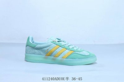 阿迪达斯Adidas Originals Gazelle Esquisite Gucci 德训 羚羊系列低帮复古百搭休闲运动板鞋 湖水绿 货号 Ig6783 4