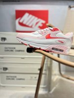 耐克Nike Air Max 90 经典复古小气垫缓震跑鞋 鞋面由皮和革织物打造，犀利的条线打造出酷劲十的足视觉效果 网布鞋增面强透气性，穿着为极舒适 经可典视