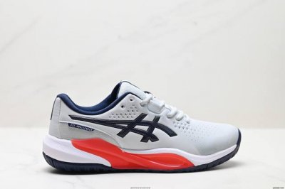 公司级Asics Gel-Challenger 亚瑟士 舒适 防滑耐磨 低帮 网球鞋 货号:1041A510-009 尺码:40.5 41.5 42 42.5