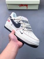原楦数据纸版 采用硬质优质皮革鞋面材质 内置全掌Air Sole气垫 耐克 Nike Air Force 1 Low 空军一号低帮百搭休闲运动板鞋 052428