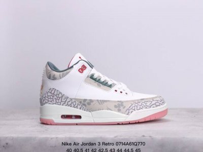 真标带半码！ Nike Air Jordan 3 Retro ”Hide And Sneak“ Aj3 乔丹3代 Aj3 乔3 乔丹篮球鞋系列 辅以标志性的爆裂