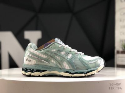 亚瑟士 Asics Gel-Kayano 12.1 纯原版本亚瑟士运动休闲透气专业跑鞋 采用工程弹性双层再生针织密度鞋面材质 后跟3D可视Gel缓震乳胶物料 升