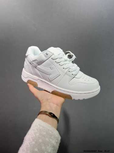 公司级Off-White 新款圆头系带低帮运动小白鞋跑步鞋多色拼色运动休闲鞋 尺码:36-45 Ld:023Ggd0407