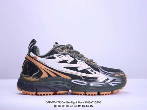 公司级off-White Ow Be Right Back 圆头系带 低帮 生活休闲鞋 尺码:36-45 Xm1013Q405