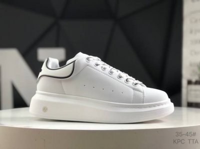 意大利高奢品牌-亚历山大 麦昆 Alexander Mcqueen Oversized Sneakers 低帮时装厚底休闲运动小白板鞋 货号 553770 码数