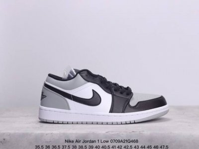 公司级头层！耐克nike Air Jordan 1 Low Aj1 乔1 低帮潮流运动休闲板鞋。Aj1 低帮拼接 完美版型真头层牛皮# 内置缓震气垫 原鞋开模