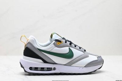 公司级Nk Air Max Dawn 黎明系列低帮气垫百搭休闲运动慢跑鞋 采用柔软翻毛皮和透气梭织材料打造利落鞋面 中底和鞋跟融入现代感线条设计 兼具复古风格与
