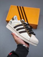 Adidas Originals Superstar 斯图西联名 经典配色 经典贝壳头官网同步 实拍首发渠道正品订单 诠释市场最高工艺水平区别市面普通真标版本，