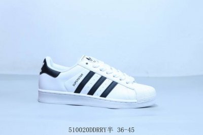 阿迪达斯Adidas Originals Superstar防滑耐磨轻便透气 低帮 贝壳头板鞋 黑白 货号 Jh7032 5 20Ddrry半 36-45