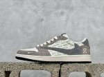 Travis Scott X Fragment Design X Air Jordan 1 Low Og Sp Aj1 Of联名-拿铁灰 低帮文化休闲板鞋 Sj