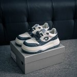 核心私 新货Gg-Cc2025 新款潮流厚底板鞋 #广东大厂出品 “水洗做旧裂纹鞋面给与巨大视觉冲击力灵活性和自由度兼满足了时尚和实穿性”完美细节 25Ss春季
