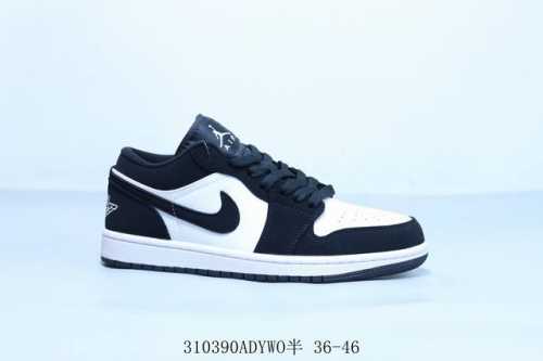 170 Nike Air Jordan 1 Low Gs"White/Black/Pink"Aj1乔丹一代低帮经典复古文化休闲运动篮球鞋 货号 553558-0