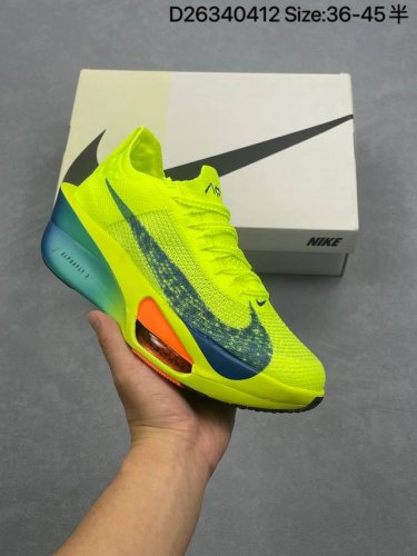 Nk Air Zoom Alphafly Next% 3 全新马拉松超级跑鞋 Fd8356-100 有史以来最轻盈、测试次数最多的Nk Alphafly 经过精