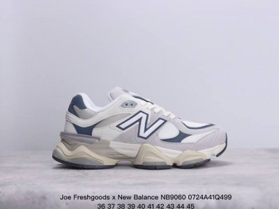 Joe Freshgoods X New Balance Nb9060 联名款 复古休闲运动慢跑鞋 鞋款灵感源自设计师本人对夏日的怀日回忆。鞋面大身由空间双格及