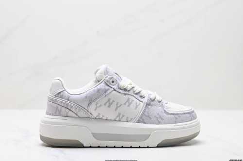 公司级Mlb Chunky Liner Denim 潮流百搭 厚底增高 牛仔舒适休闲鞋 防滑耐磨 低帮 老爹鞋 货号:3Asxd065N 尺码:35.5 36