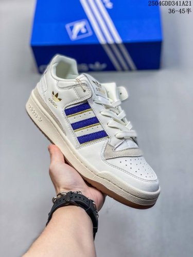 最高版本 带半码 阿迪达斯Adidas Forum Low Cl Jh7940 低帮百搭潮流休闲运动板鞋。以复古篮球鞋的外形为基础，采用皮革拼接，简约百搭，更加