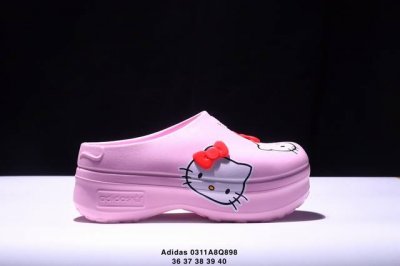 100 公司级Adidas Originals Adifom Stan Smith Mule W 厚底穆勒厨师鞋凯蒂猫包头拖鞋浅蓝色女增高半拖洞洞鞋沙滩凉鞋夏