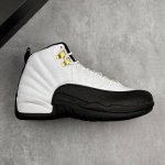 本地 核心私 air Jordan 12 Retro Taxi History 高帮 复刻白黑计程车 Aj12 乔丹12代 乔丹篮球鞋系列 首次发售于1996年