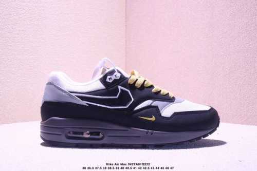公司级Nike Air Max 1 初代复古气垫百搭休闲运动慢跑鞋复古小气垫史上第一双可视气垫跑鞋 凭借着 Air Max 气垫带来的舒适脚感和鞋面面料上的不断