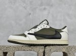 Travis Scott X Air Jordan Aj1 Low Og Sp Ts联名倒钩8.0低帮 白橄榄绿 Dm7866-200 毫无疑问市场中端王者 耗